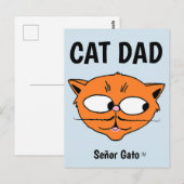 "CAT DAD" セニョール・ガト ひげ猫 ポストカード (正面/裏面)
