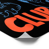 Cat Dad Club Funny Cat Lover Pet Parent Father's D ポスター (角)