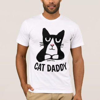 CAT dad DADDY, Panda Kitty T-shirts Tシャツ