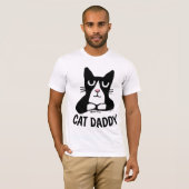 CAT dad DADDY, Panda Kitty T-shirts Tシャツ (正面フル)