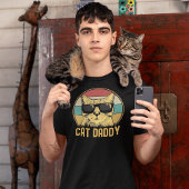 Cat Dad Funny Cat Lovers Tシャツ