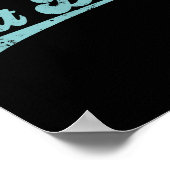 Cat Dad Funny Dad Father's Day Funny Papa  ポスター (角)