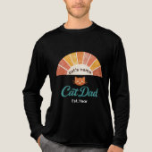 ★ Cat Dad Shirt ★ Personalized Cat Daddy T-Shirt  トライブレンドＴシャツ (正面)