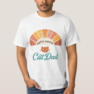 ★ Cat Dad Shirt ★ Personalized Cat Daddy T-Shirt Tシャツ