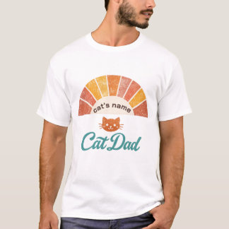 ★ Cat Dad Shirt ★ Personalized Cat Daddy T-Shirt Tシャツ