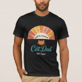 ★ Cat Dad Shirt ★ Personalized Cat Daddy T-Shirt  Tシャツ (正面)