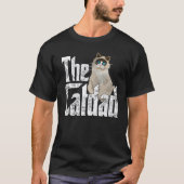 Cat Dad The Catfather Crazy Cat Father Kitty Daddy Tシャツ (正面)
