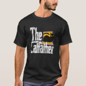 Cat Dad The Catfather Crazy Cat Father Kitty Daddy Tシャツ (正面)
