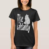Cat Dad The Catfather Crazy Cat Father Kitty Daddy Tシャツ (正面)