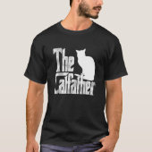 Cat Dad The Catfather Crazy Cat Father Kitty Daddy Tシャツ (正面)