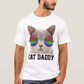 CAT DADDYパパTシャツサングラス Tシャツ (正面)