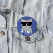 CAT DADDY サングラス 猫ボタン 缶バッジ (インサイチュ)