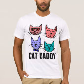 CAT DADDY (パパ) Tシャツ (正面)