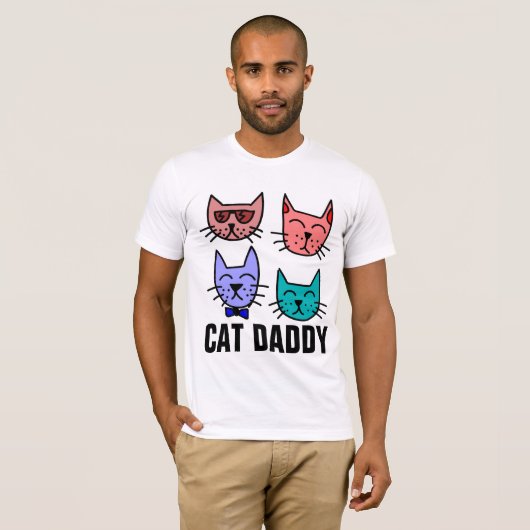 CAT DADDY (パパ) Tシャツ (正面フル)