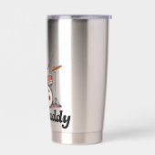 Cat Daddy Musician Drummer | Tabby Cats Art Lover 保温保冷タンブラー (左面)