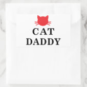 Cat Daddy Rectangleステッカー 長方形シール (バッグ)