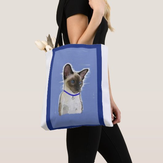 Cat Design Tote トートバッグ (クローズアップ)
