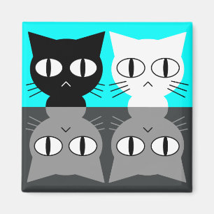 cat dirty clean dishwasher magnet マグネット