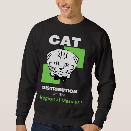 Cat Distributions Regional Manager スウェットシャツ (正面)