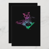 Cat DJギフト サンキューカード (正面/裏面)