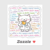 cat doctor stickers シール (シート)