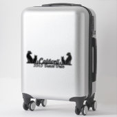 Cat & Dogメールボックパーソナライズされたス シール (スーツケース)