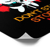 Cat Don't Stop Me Now Cat Funny  ポスター (角)