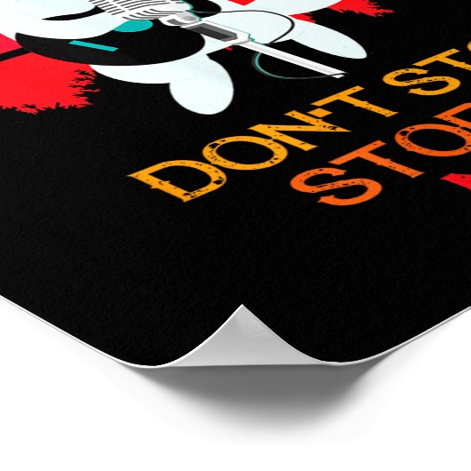 Cat Don't Stop Me Now Cat Funny  ポスター (角)