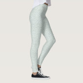 Cat Doodle Leggings – Sage Green レギンス (右)