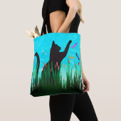 Cat & Dragons  トートバッグ (クローズアップ)