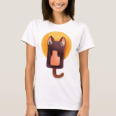 cat drawing tシャツ (正面)