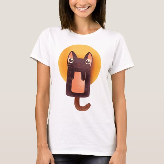 cat drawing tシャツ (正面)