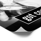 Cat Drinking Milk From Jug ポスター (角)