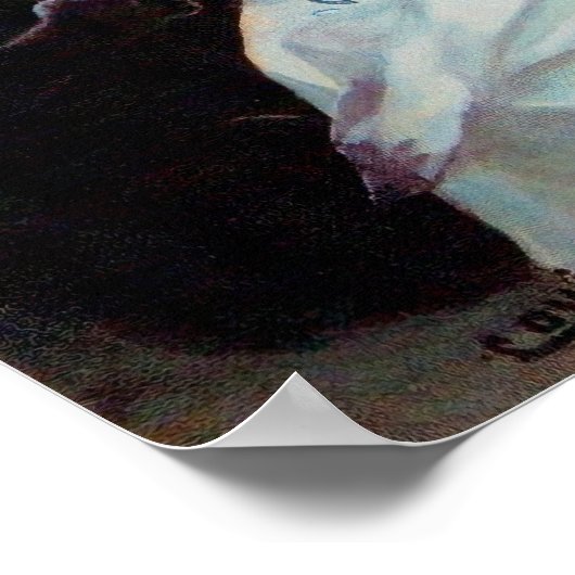 Cat Drinking Party Poster ポスター (角)