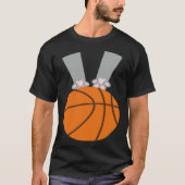 Cat Dunk cat dunking a basketball Tシャツ (正面)