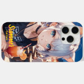 cat ears summer  Girl iPhone / iPad ケース Case-Mate iPhoneケース (裏面 (横))