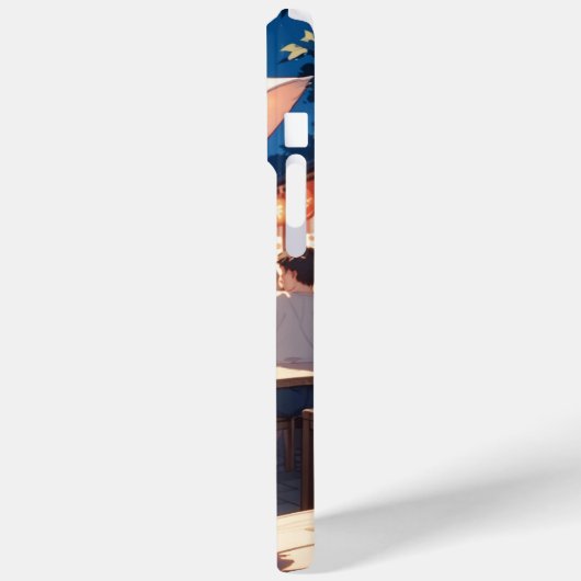 cat ears summer  Girl iPhone / iPad ケース Case-Mate iPhoneケース (裏面 / 左)