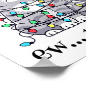 Cat Ew People Adult Humor Mens Womens Introvert An ポスター (角)