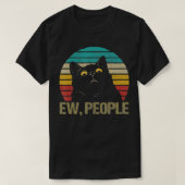 Cat Ew People Tシャツ (デザイン正面)