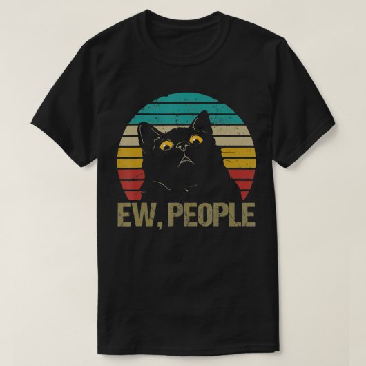 Cat Ew People Tシャツ (デザイン正面)