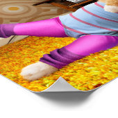 Cat Exercising ポスター (角)