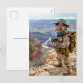 Cat Explorer at Grand Canyon Edge シーズンポストカード (正面/裏面)