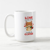 Cat Express Your Love Mug コーヒーマグカップ (左)