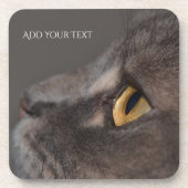 Cat Eye-Macro by Shirley Taylor コースター (正面)