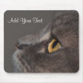 Cat Eye-Macro by Shirley Taylor マウスパッド (正面)