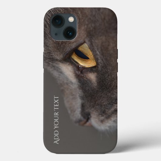 Cat Eye-Macro by Shirley Taylor Case-Mate iPhoneケース (裏面)