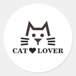 Cat-Face ラウンドシール