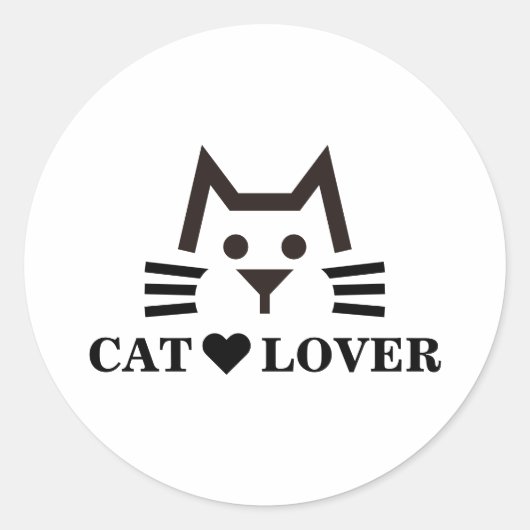 Cat-Face ラウンドシール (正面)
