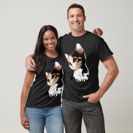 Cat Face Cat 1 Tシャツ (ユニセックス)
