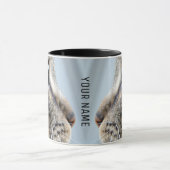 Cat Face Profile Picture Photo マグカップ (中央)